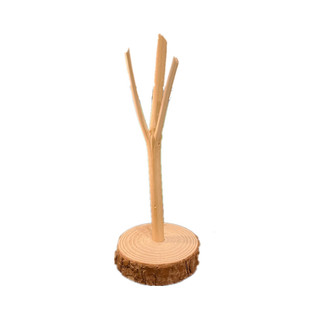 天然树枝树杈摆件手串挂件展示架森系桌面摆台玄关收纳幼儿园环创