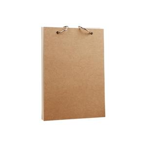 幼儿园A4马克绘画本16开空白画画本米黄色图画本加厚活页环扣式A5可挂墙上记录速写表征本游戏画本子