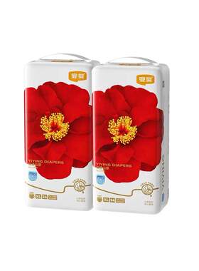 宜婴弱酸红山茶拉拉裤超薄纸尿裤