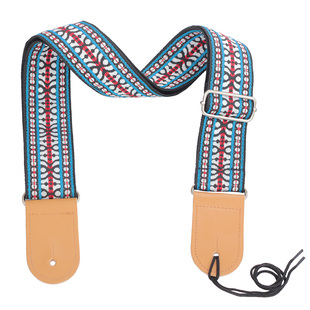 民谣木吉他背带 特色个性电吉他肩带 棉麻编织民族风格吉他琴带