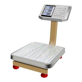 惠丰60kg电子秤商用小型台秤100公斤电子称卖水果家用30计价磅秤