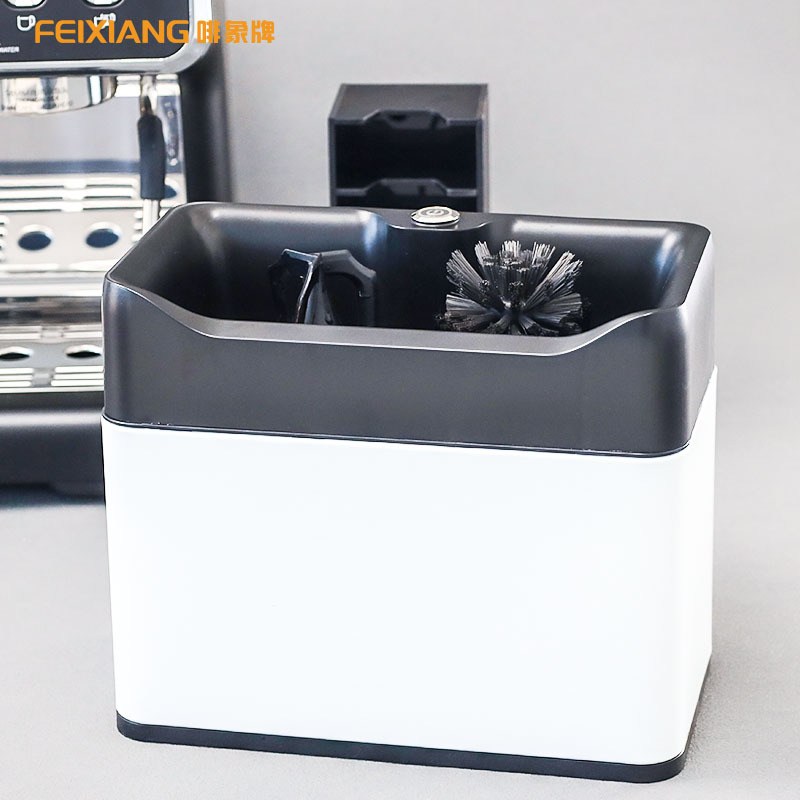 啡象牌58MM电动咖啡扫粉器咖啡机粉碗粉渣桶清洁器刷免抹布清理