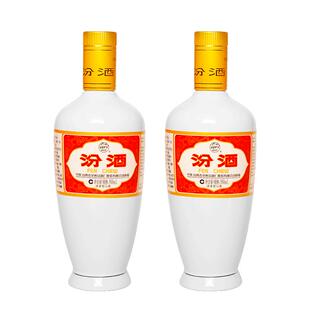 汾酒53度出口瓷汾500mlX2高度清香型白酒粮食酒2瓶装