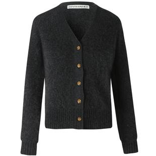 IIIVIVINIKO冬季新品“羊绒”多巴胺V领保暖针织衫女M340238645C