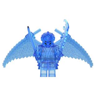 中国原创积木须佐能乎人仔佐助斑鼬忍者系列DIY益智拼装玩具模型