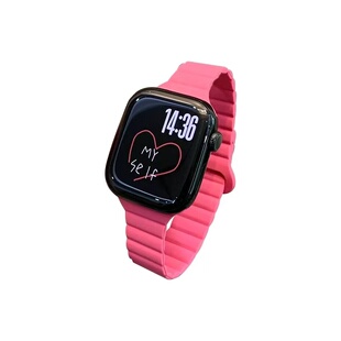 适用苹果手表iwatch10/s11表带舒适细版硅胶强力磁吸applewatch98