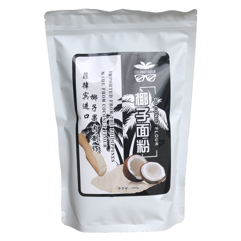 菲律宾椰子面粉椰子粉500g高纤维无麸质生酮饮食无加糖烘焙原料
