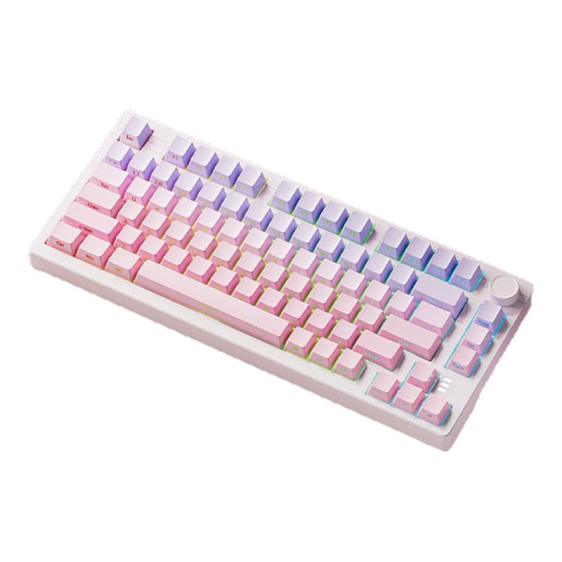 达尔优EK75+A950air机械键盘鼠标套装无线蓝牙三模客制化女生办公