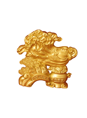 百财聚来金白菜招财摆件 沙金铜钱白菜 纳福开运开业乔迁送礼首选