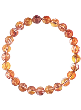 红胶花手串运珠手链本命年送朋友