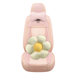 汽车坐垫全包可爱花朵女神四季通用座椅垫韩版网红透气冰丝座套