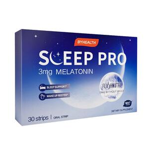 BYHEALTH褪黑素闪睡片助眠改善安睡睡眠非糖退黑素自营旗舰店