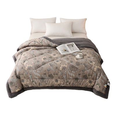 豆豆被子被春秋冬款成人四季通用