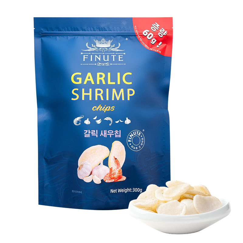 山姆蒜味虾片韩国进口薯片