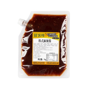 留客哆韩式麻辣炸鸡蘸酱炸鸡连锁店商用麻辣裹酱淋酱啤酒炸鸡酱料