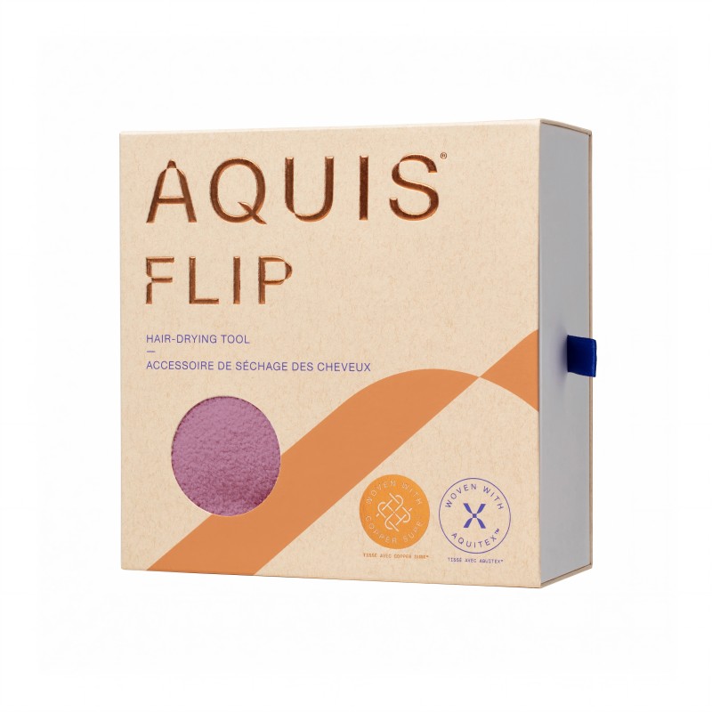 【自营】AQUIS美国黑科技升级第四代Flip干发帽Lisse吸水干发巾女