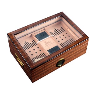 LUBINSKI鲁宾斯基雪茄保湿盒雪松木展示保湿箱双层100支商务礼品