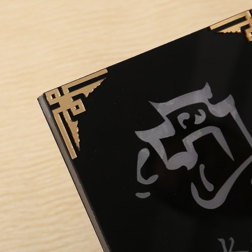 可充电LED亚克力发光标牌酒店数字门牌号宾馆包厢KTV