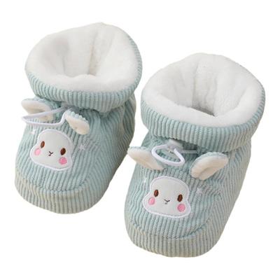 秋冬季宝宝加绒婴幼儿鞋袜防掉
