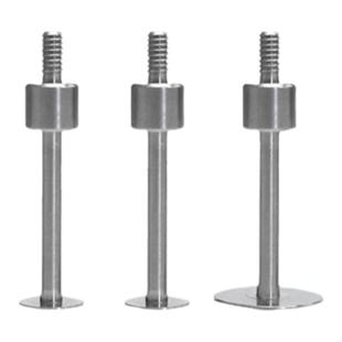 NHKING数显百分表千分表异形测头测针头钨钢平测表针枕头M2.5