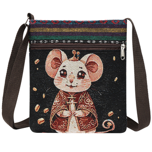 小挎包少数民族风绣花斜挎包手机包女款刺绣休闲小包包女包帆布包