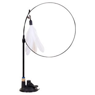 猫咪玩具吸盘式逗猫棒解闷自嗨逗猫棒可替换头小猫专用耐啃咬用品