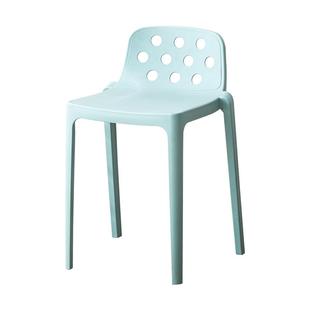 简约塑料凳子加厚家用高凳客厅北欧时尚餐桌凳商用登子结实等位凳