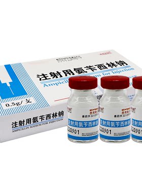 氨苄西林钠注射兽用宠物用消炎用
