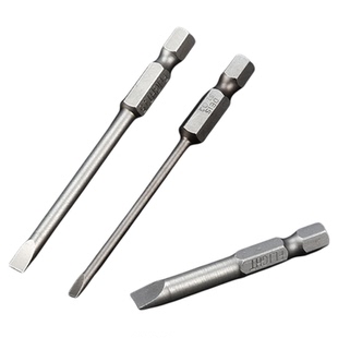 FLIGHT一字加长批头S2电动螺丝刀电批头 强磁电钻气动起子