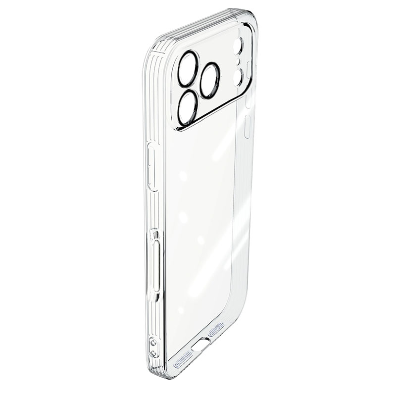 新款适用iPhone17pro max手机壳带镜头膜全包苹果16pro透明软壳防摔17e保护套气囊带AI相机键全包边超薄外壳