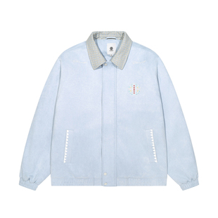 美国ELEMENT滑板棉服男民族风格纹翻领刺绣麂皮绒加厚情侣外套潮