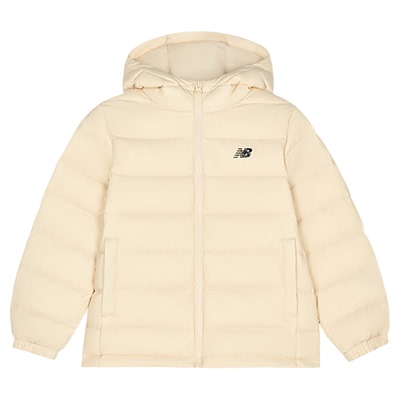 Newbalance童装轻薄款连帽羽绒服