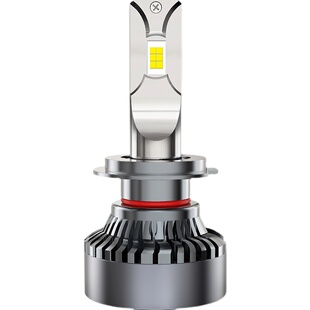 汽车led大灯h4一体h7h11近9005h1远100W超亮暖黄光4300K车灯灯泡