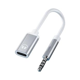 OPPO耳机专用3.5公转typec母耳机转换头typec转圆孔转换器typec转3.5mm手机vivo扁口转圆口适用安卓魅族