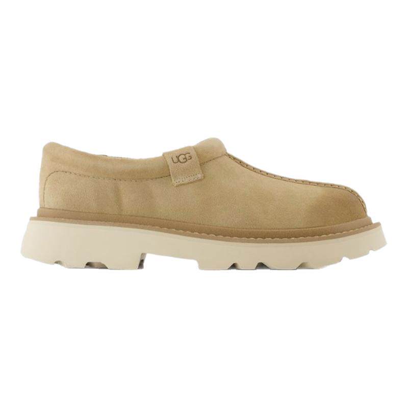 UGG M Tasman Lug时尚圆头低帮皮质短靴穆勒鞋男款一脚蹬懒人鞋
