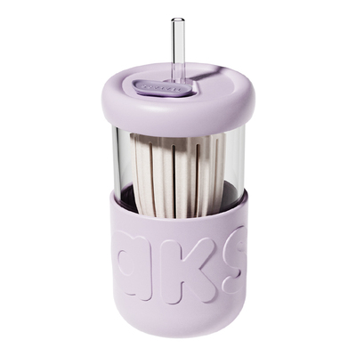 AKS茶水分离吸管杯耐高温咖啡杯