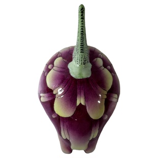 清光绪款手绘加彩莲花纹秋操杯荷叶铲客厅古中式装饰品家居摆件