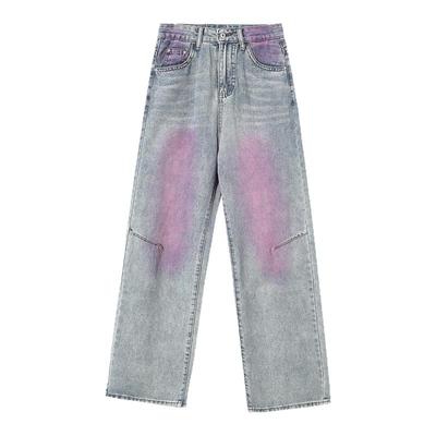 IT'S5cm涂鸦水洗牛仔裤男款