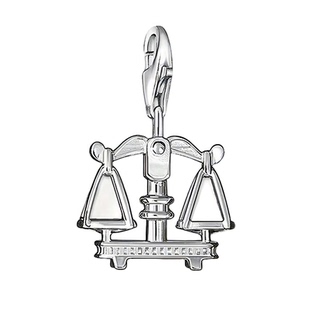 天秤座Libra十二星座吊坠925银挂坠子个性时尚托马斯萨博首饰品