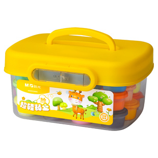 晨光超轻粘土儿童安全幼儿园专用彩泥橡皮泥12色24色36色太空泥土小学生黏土手工制作diy玩具套装手工软陶泥