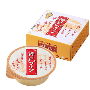 【现货】日本神户牛乳焦糖布丁原味果冻4枚装进口零食点心礼品盒