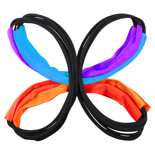 多功能形态蝴蝶敏捷梯折叠跳格梯子跨栏架儿童体能训练器材软绳梯