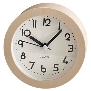 简约家用台式静音迷你小闹钟学生卧室桌面床头夜光电子时钟摆件