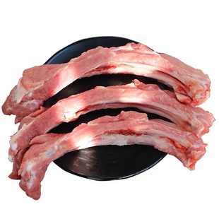 新鲜农家土猪排骨多肉散养黑猪排肋排小排猪前排寸排肋排批发价