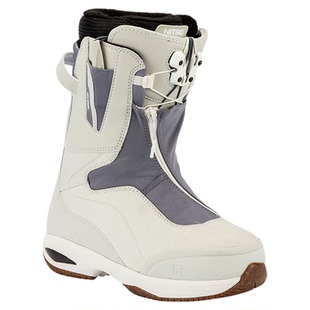 NITRO尼卓滑雪鞋Fate单板雪鞋女滑雪靴2526白色全能刻滑抽绳雪鞋