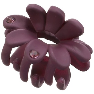 半扎发头饰短发打理神器水钻发夹女后脑勺碎发小夹子花朵抓夹发卡