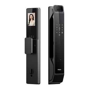 海尔智能门锁P360Max指纹锁家用防盗门电子锁人脸识别可视密码锁