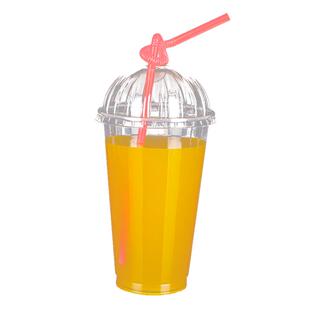 90口径一次性咖啡杯透明美式拿铁pet冷饮杯400ml外带打包塑料杯子