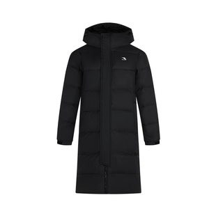 361长款羽绒服男装女装2025冬季连帽加厚保暖外套高充绒羽绒外套