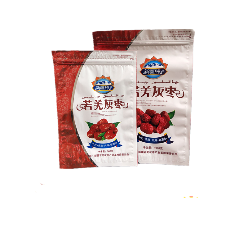 新疆 若羌 红枣包装袋 若羌灰枣大枣自封袋干果袋子500g/1000g